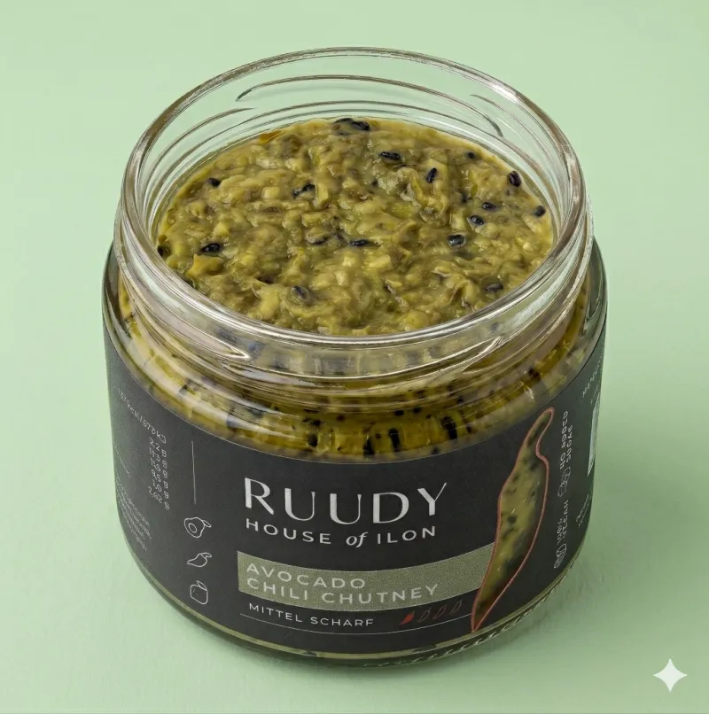 RUUDY Avocado Chili Chutney im Glas